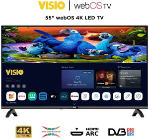 تلفزيون سمارت بدون اطار فيسيو، 55 بوصة، 4K LED، رسيفر داخلي، ريموت ماجيك، نظام Web OS، 55VSSU3webOS - اسود product image 2