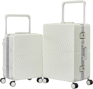 Limra LMA-1911 Polycarbonate Luggage Set, 2 Sizes, 4 Wheels - White product image