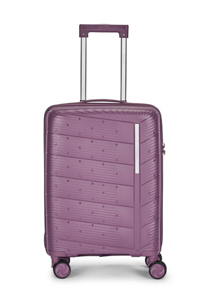 طقم شنط سفر بولي بروبيلين ليمرا، 4 مقاسات، 4 عجلات، بزاوية 360 درجة، LMA-PP506 - بنفسجي product image 4
