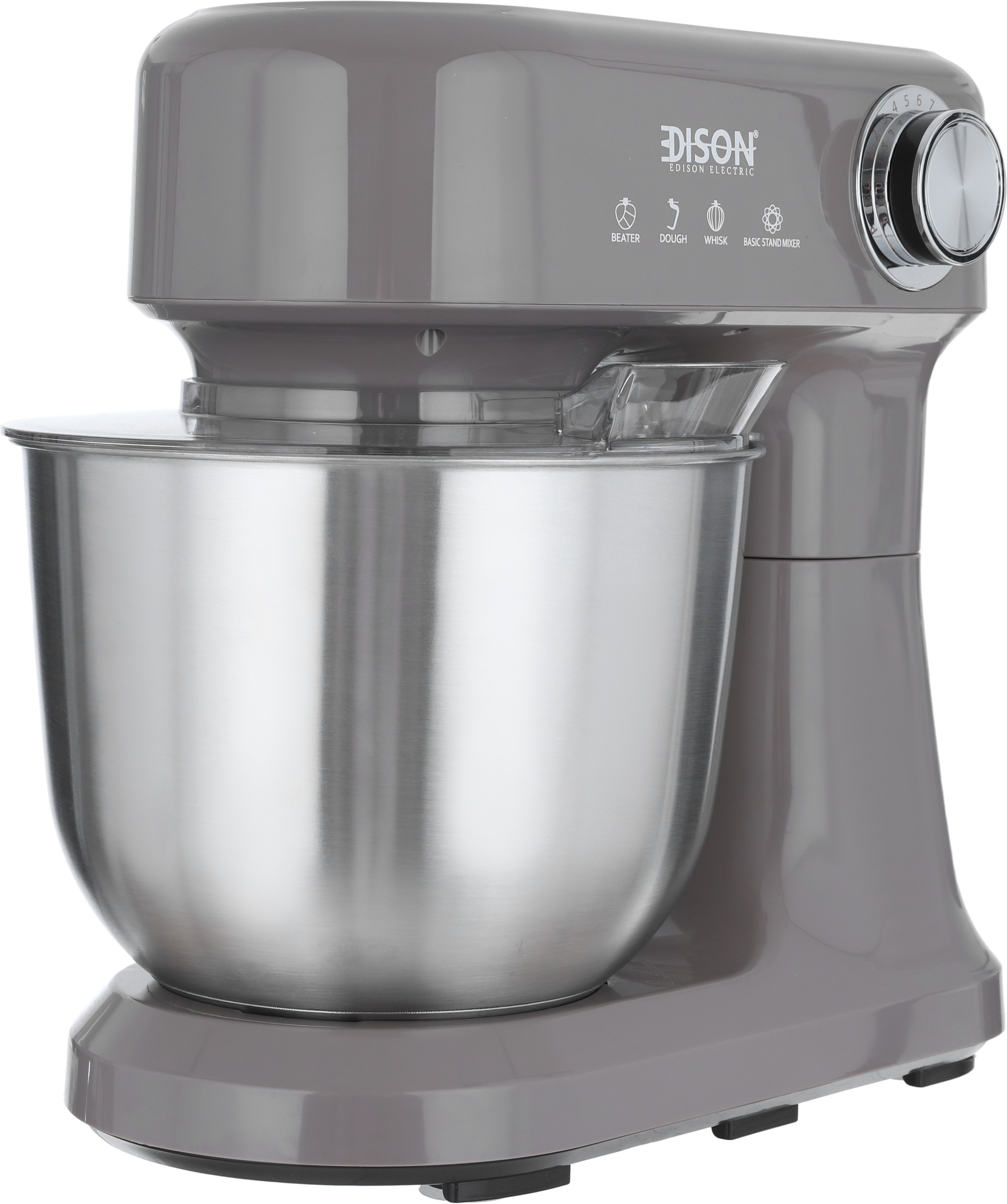 عجانة بيسك إديسون، 600 واط، 5 لتر، 12 سرعات، 4 قطع، SM-B034 - كابتشينو product image 2
