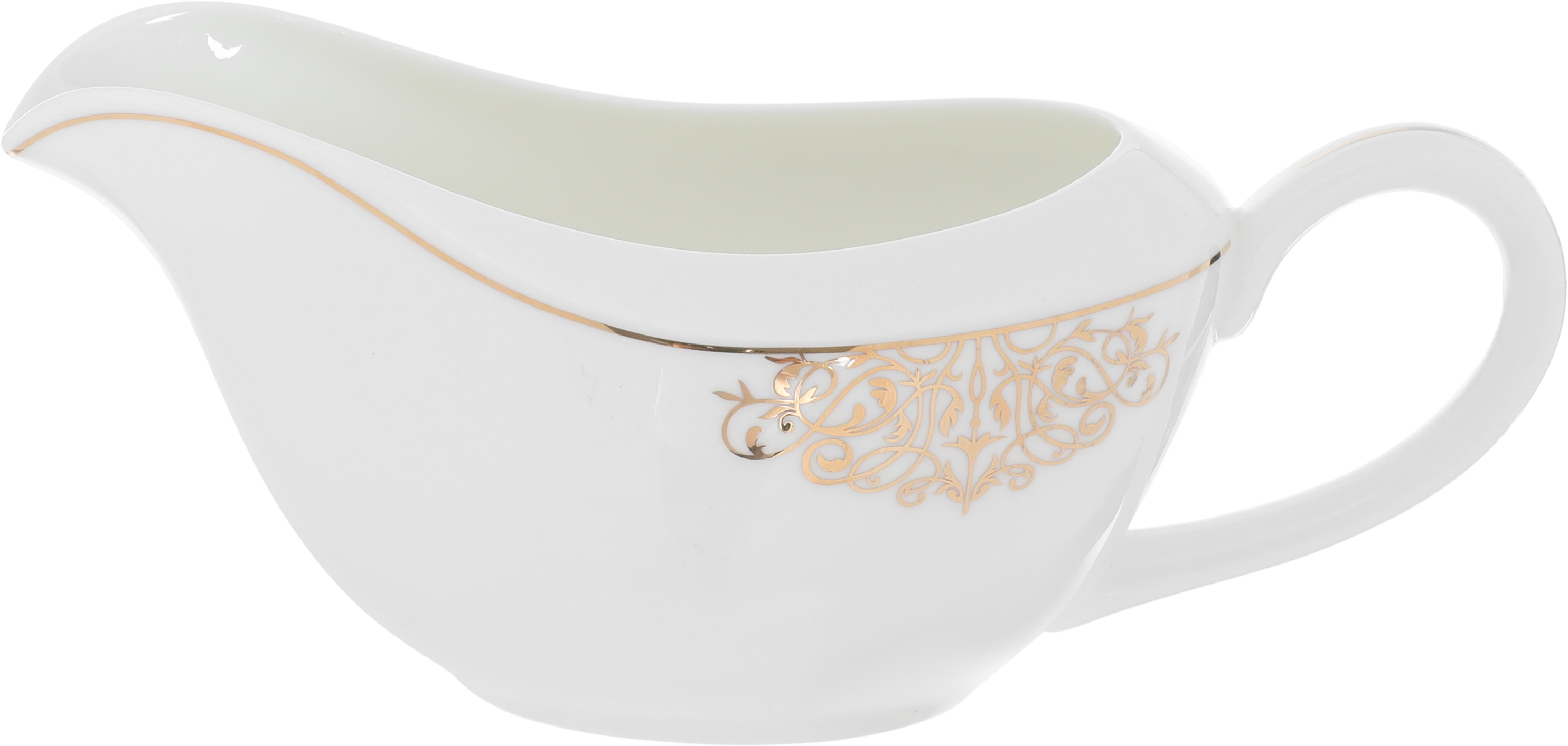 طقم سفرة بورسلان دانيا، 77 قطعة - ابيض ذهبي product image 10