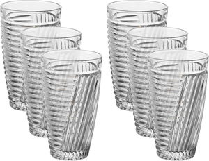 Al Saif Gallery Glass Set, 6 Pieces, Large Size - Clear product image