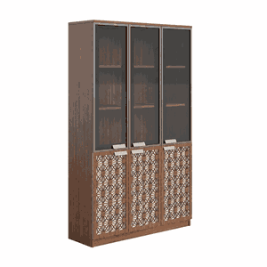 دولاب ملفات خشب، 200×120×40 سم - خشبي غامق product image 2