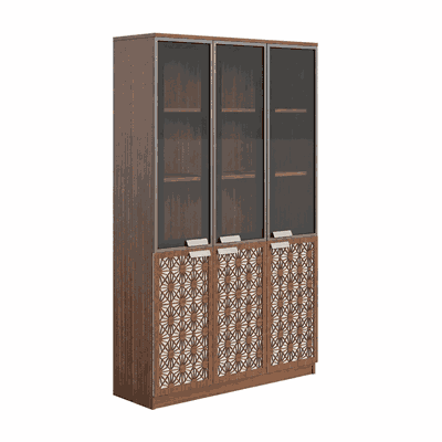 دولاب ملفات خشب، 200×120×40 سم - خشبي غامق product image 2
