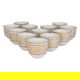 Al Saif Gallery porcelain coffee cup set, 12 pieces - white product image 2