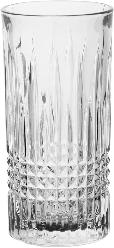 Excellent Houseware Glass Water Glasses Set, 3 Pieces, 380 ml - Clear product image 4