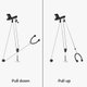 Kangaroo 151515359 Weightless Pull-Up System, Pull-Up Reel - Black product image 2