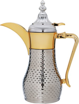 Alsaif Gallery Tamim 3 Thermos, 350 ml, Steel Inner Container, Steel Outer Body - Silver Gold product image 2