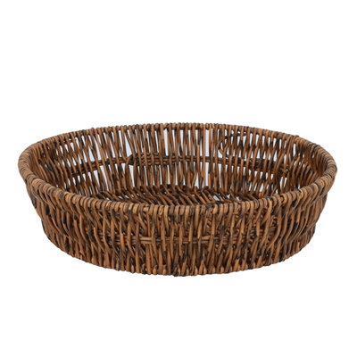 سلة تقديم خوص السيف غاليري، 36x36x6 سم - بني product image 1