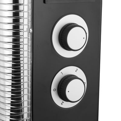 دفاية كهربائية اوكارينا، تدفئة امامية وعلوية، 2400 واط، 42×18×45 سم، أربع أعمدة تدفئة، OCRHTSQQZ480 - أسود product image 3