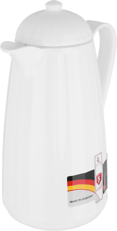 ترمس الراين، 1 لتر، حافظة داخلية زجاج حراري - ابيض product image 3