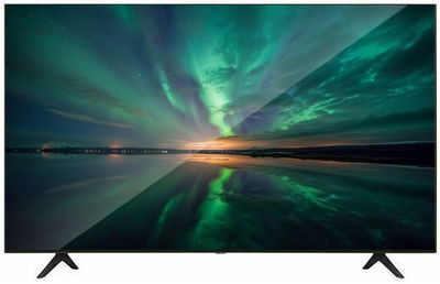 تلفزيون بدون اطار LED سمارت كيه ام سي، 65 بوصة، 4K UHD، ريسيفر مدمج، ويب أو أس، 2 ريموت، KWS65U02 - اسود product image 1