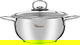 طقم قدور استيل هوم بيرفكت، 6 قطع، غطاء زجاج - فضي product image 2