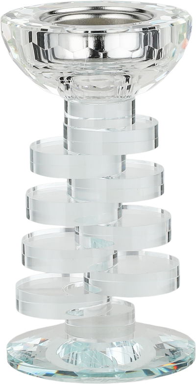 مبخرة زجاج السيف غاليري، 8x8x14.5 سم، قاعدة دائري - شفاف product image 1