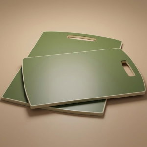 لوح تقطيع بلاستيك السيف غاليري، 9×21.5×31 سم، 2 حبة - أخضر product image