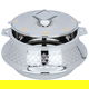 Ashwaq Steel Al Saif Gallery Food Container, 7500 ml, Indian, Gold-Silver Pattern product image 2