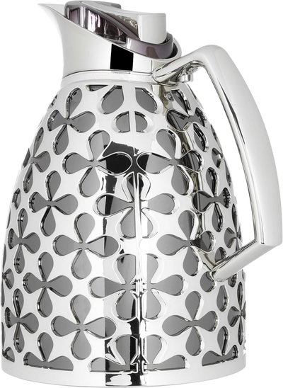Al Saif Gallery Andalusia thermos set, 0.75/1 liter, glass inner container, plastic outer shell - black and silver product image 4