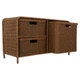 Al Saif Gallery Wicker Cabinet, 75.5X29.5X43 Cm - Brown product image 2