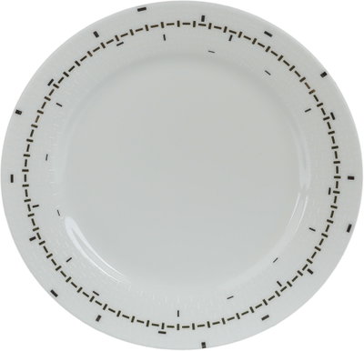طقم سفرة بورسلان السيف غاليري، 61 قطعة، نقوشات هندسية - أبيض product image 14