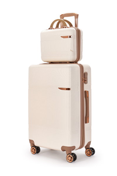Limra ABS Luggage Set, 4 Sizes, 4 Wheels, 360 Degree Rotating, OT-5058 - Beige Gold product image 2
