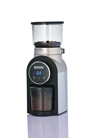 Edison Mgc-101 Coffee Grinder Steel, 1600 Watt, 250 Grams, 263 X 184 X 359 Mm - Black Silver product image 2