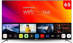تلفزيون سمارت بدون اطار دانسات، 65 بوصة، 4K UHD، شاشة LED، نظام ويب اوس، ريموت كنترول، DTD65UWS - اسود product image 2