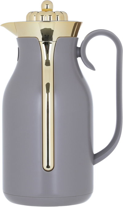 Timeless Rayana Thermos, 1 liter, thermal glass inner shell, plastic outer shell - Cappuccino product image 2