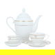 Al Saif Gallery Gold Embossed Porcelain Dinner Set, 65 Pieces - White product image 2