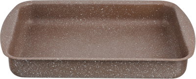 Rocky Granite Oven Tray, 35x25 cm, Rectangular - Brown product image 2