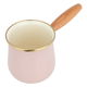 Steel Al Saif Gallery coffee pot, 0.65 liters, wooden handle - light pink product image 2