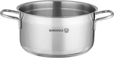طقم قدور ستانلس استيل كوركماز الفا، 14 قطعة - فضي product image 5
