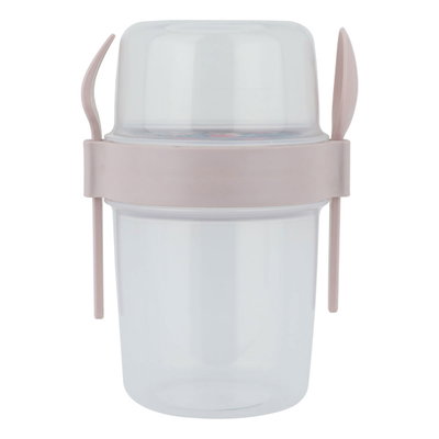 حافظة طعام رحلات بلاستيك السيف غاليري - وردي product image 3