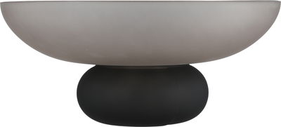 Al Saif Gallery Glass Dessert Plate, 35.5X35.5X15.5 Cm, Black Base - Black Gray product image 2