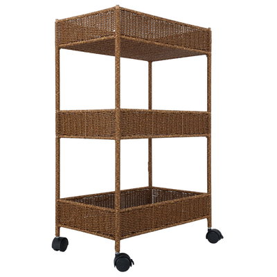 دولاب خوص السيف غاليري، ثلاث أرفف، مستطيل - بني product image 2