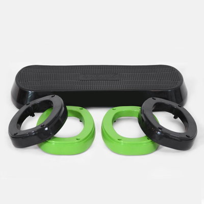 Kangaroo 115151568 Step Exercise Stair, 3 Levels, Adjustable, Non-Slip - Black Green product image 3