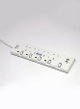 وصلة كهربائية كولن، 3250 واط، 4 مخارج، 3 متر، 2 USB، 301100007 - ابيض product image 2