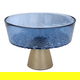 Al Saif Gallery Glass Serving Stand, 20X20X14 Cm - Blue product image 1