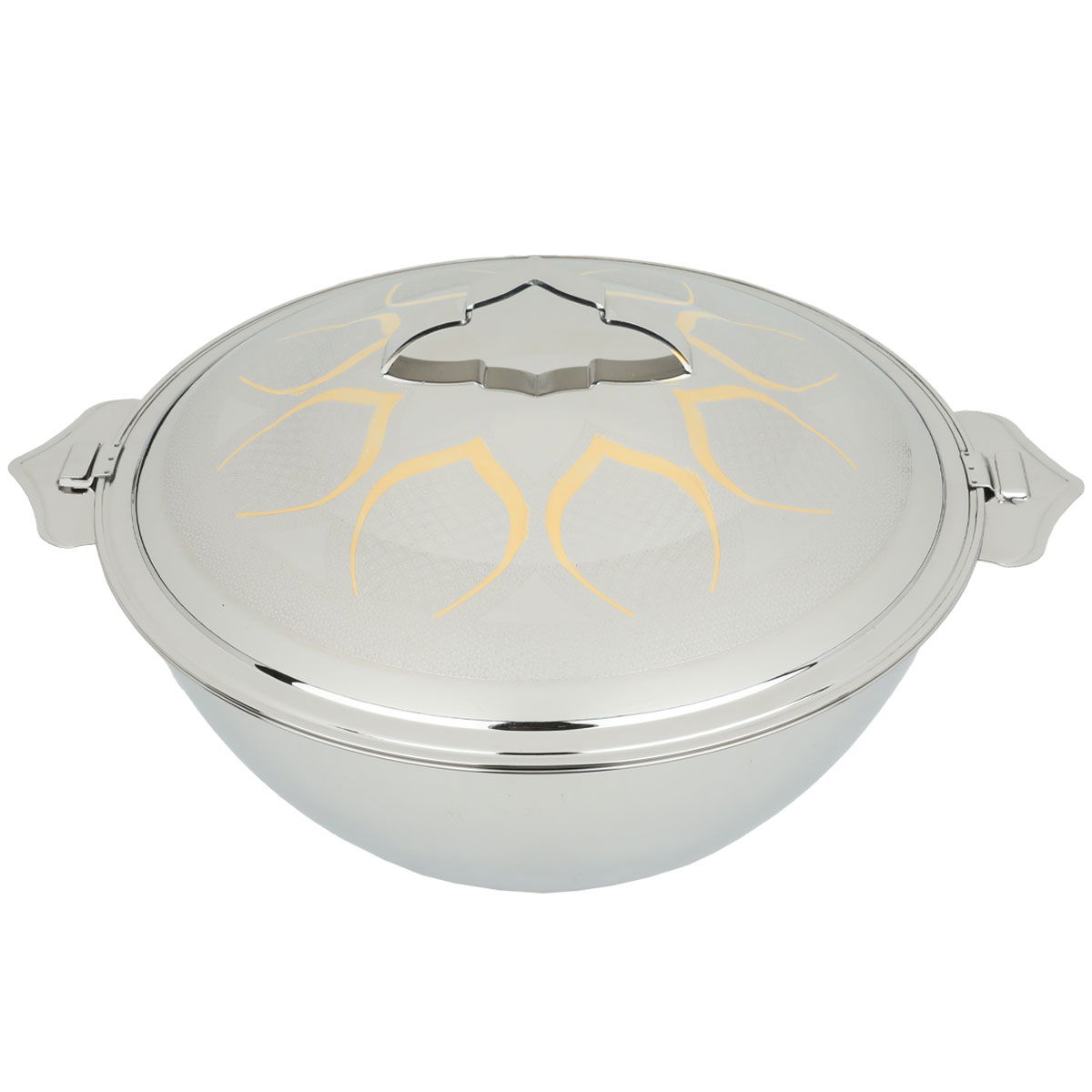 Afnan Steel Pradeep Container, 7 L, Gilded - Silver product image