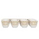 Al Saif Gallery coffee cup set, porcelain, 12 pieces - white product image 2