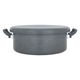 Al Saif Gallery granite upside down pot, 34 cm - grey product image 1
