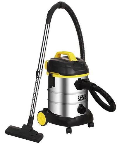 مكنسة كهربائية برميل ويننج ستار، 25 لتر، 1800 واط، ST-5034 - اسود فضي product image 4