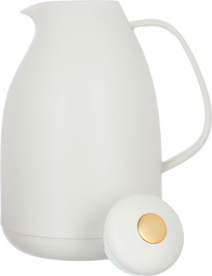 Al Saif Gallery thermos, 1.5 liters, thermal glass inner container, plastic outer shell - white product image 4