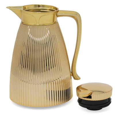 طقم ترامس سديم السيف غاليري، 1 / 0.7 لتر، 2 قطعة، حافظة داخلية زجاج حراري، هيكل خارجي ستاينلس استيل - ذهبي product image 2