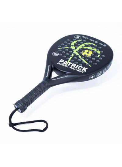 مضرب البادل روكيت باتريك، 38 ملم - أسود اخضر product image 5