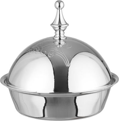 طقم تقديم تمرية المها استيل سيف بلص، 5 قطع، 26x16x2 سم - فضي product image 4