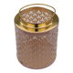 فانوس هندي استيل العين الأندلسية، 16×16×19 سم، مسكة يد، أسطواني - ذهبي product image 2