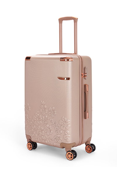 طقم شنط سفر ABS ليمرا، 5 مقاسات، 4 عجلات، زاويه 360 درجة، LMA-16080 - ذهبي product image 2