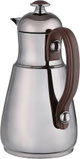 Al Saif Gallery Thermos Dallah Tamim 10, 1 Liter, Stainless Steel Interior, Wooden Handle, Push-Button Lid - Glossy Black product image 3