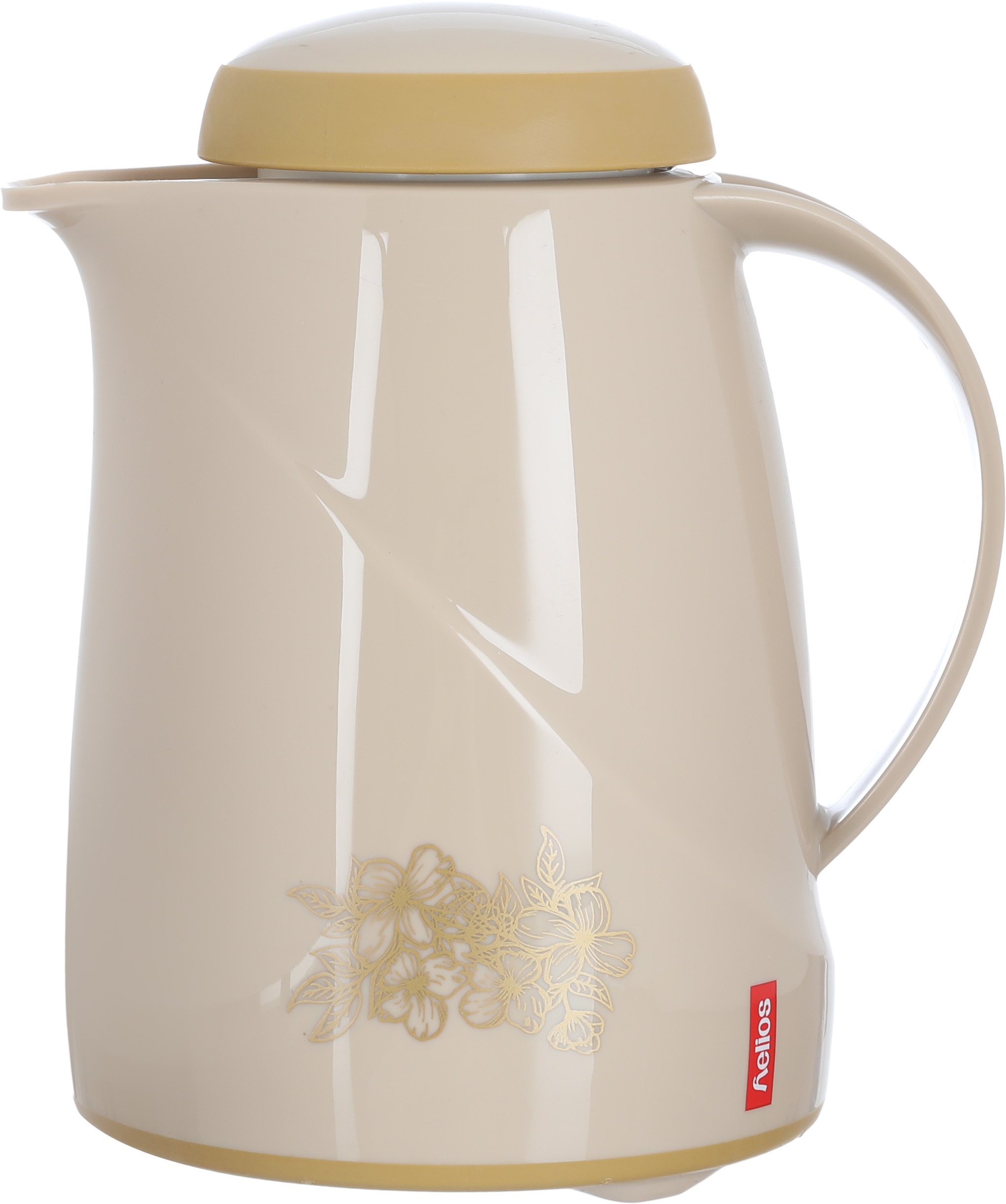 Helios thermos, 0.3 liters, thermal glass inner container, plastic outer shell - beige product image