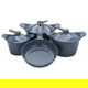 Al Saif Gallery granite cookware set, 7 pieces - grey product image 1